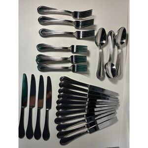 15 Settings Of Towle China Flatware; Knives, Large & Small Spoons, Large Forks.